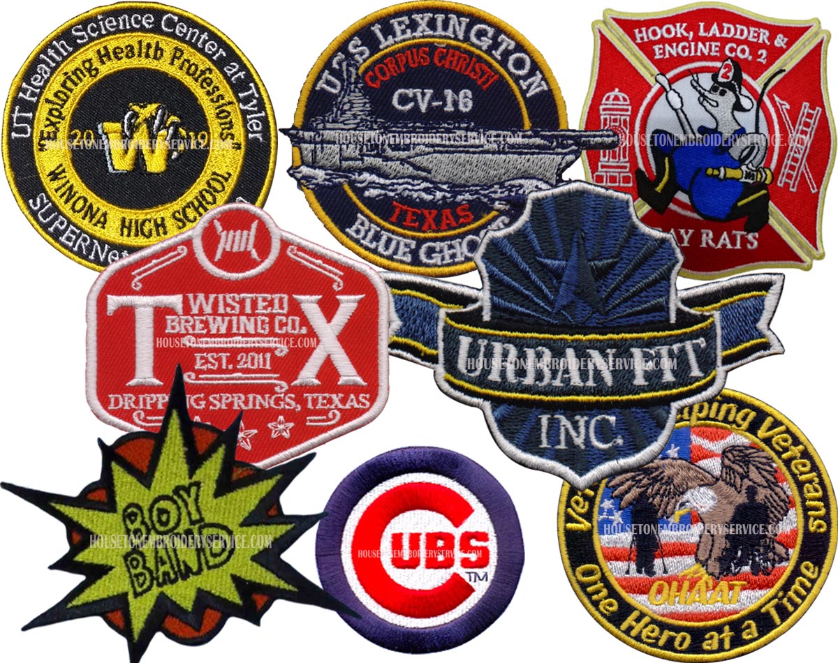 Custom Embroidered Patches & Custom Sew on Patches in 10Days