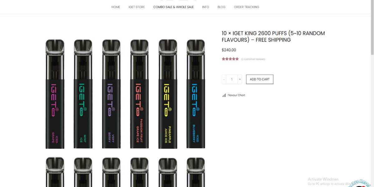 IGET King 2600 PUFFS Disposable Vapes in Australia - IGETVAPE.STORE