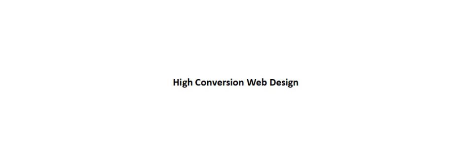 High Conversion Web Design Cover Image