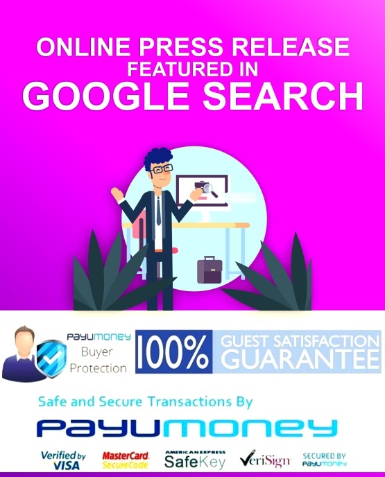 Get Online press release Featured in Google search | Indidigital