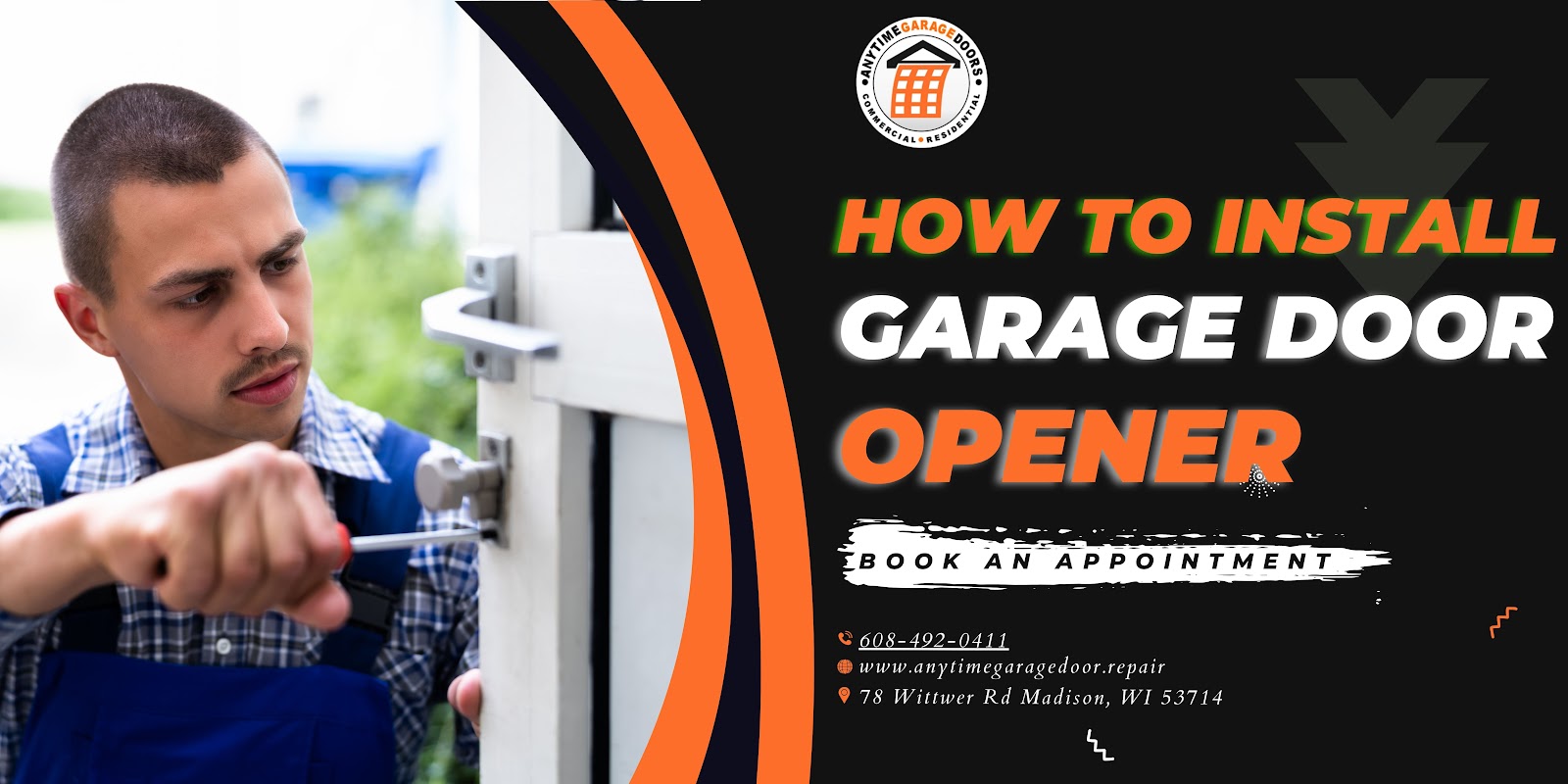 How to install garage door opener?