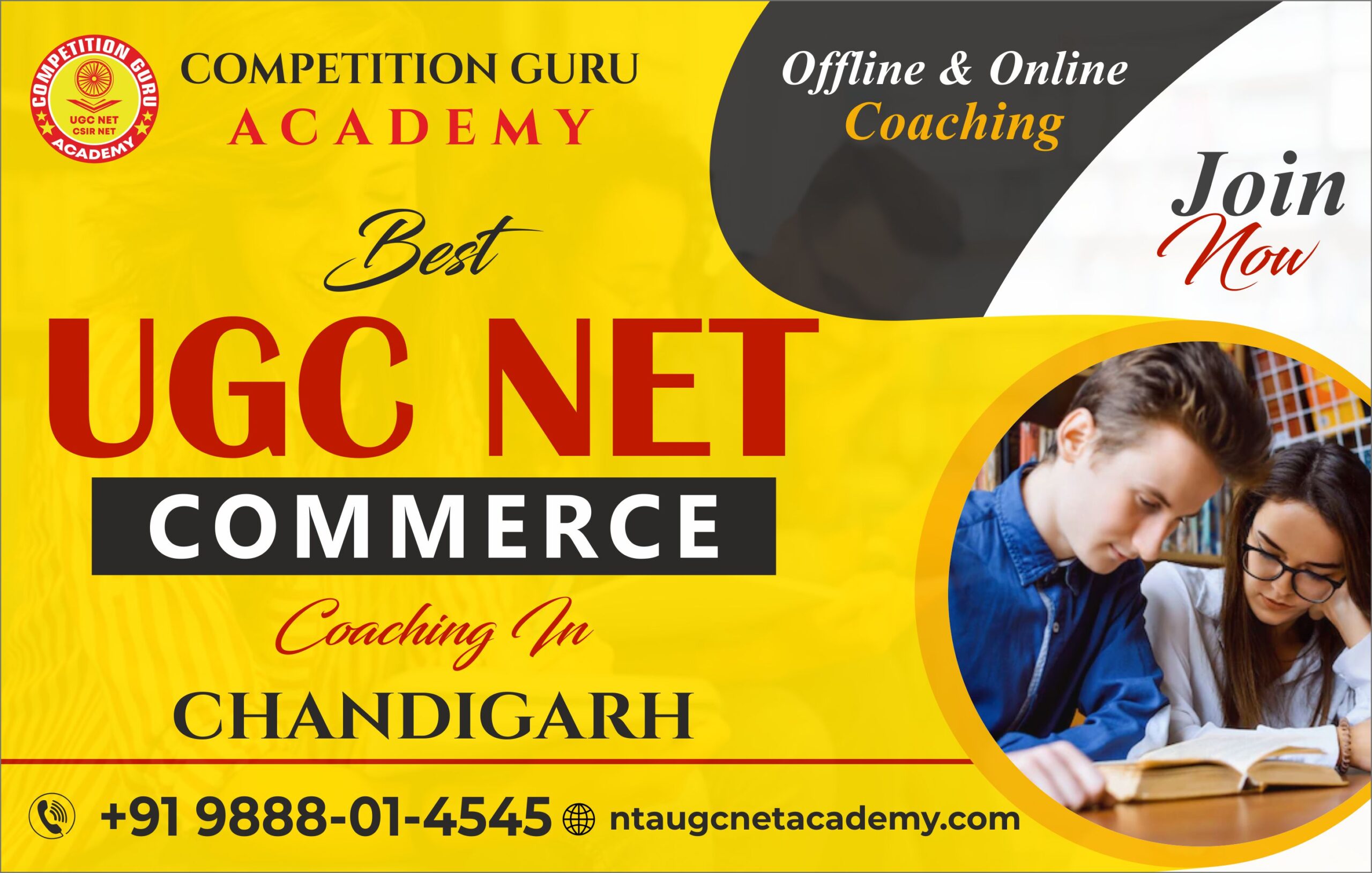 UGC NET Commerce Coaching in Chandigarh | Call @9888014545