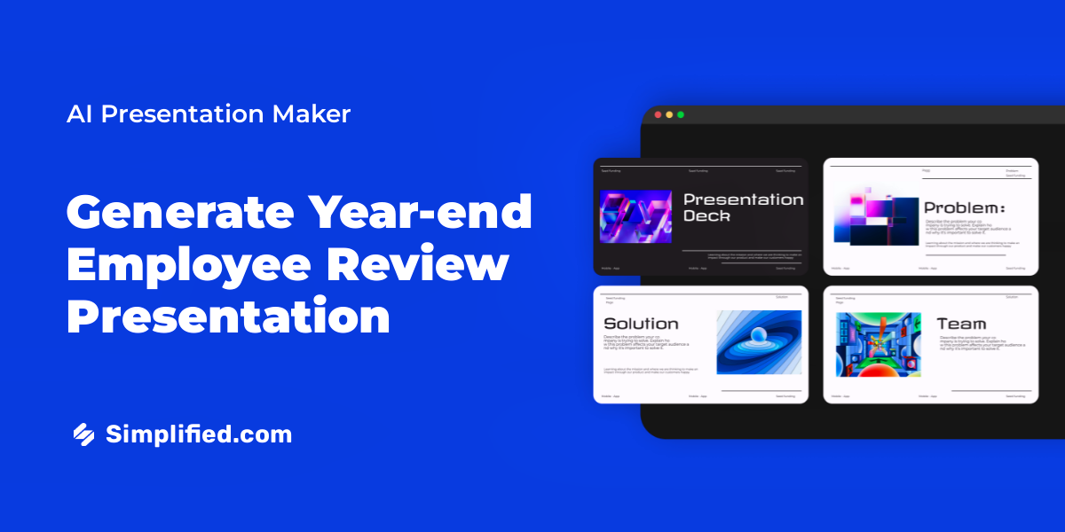 Use AI to Generate Free Presentation on Year End Employee Review