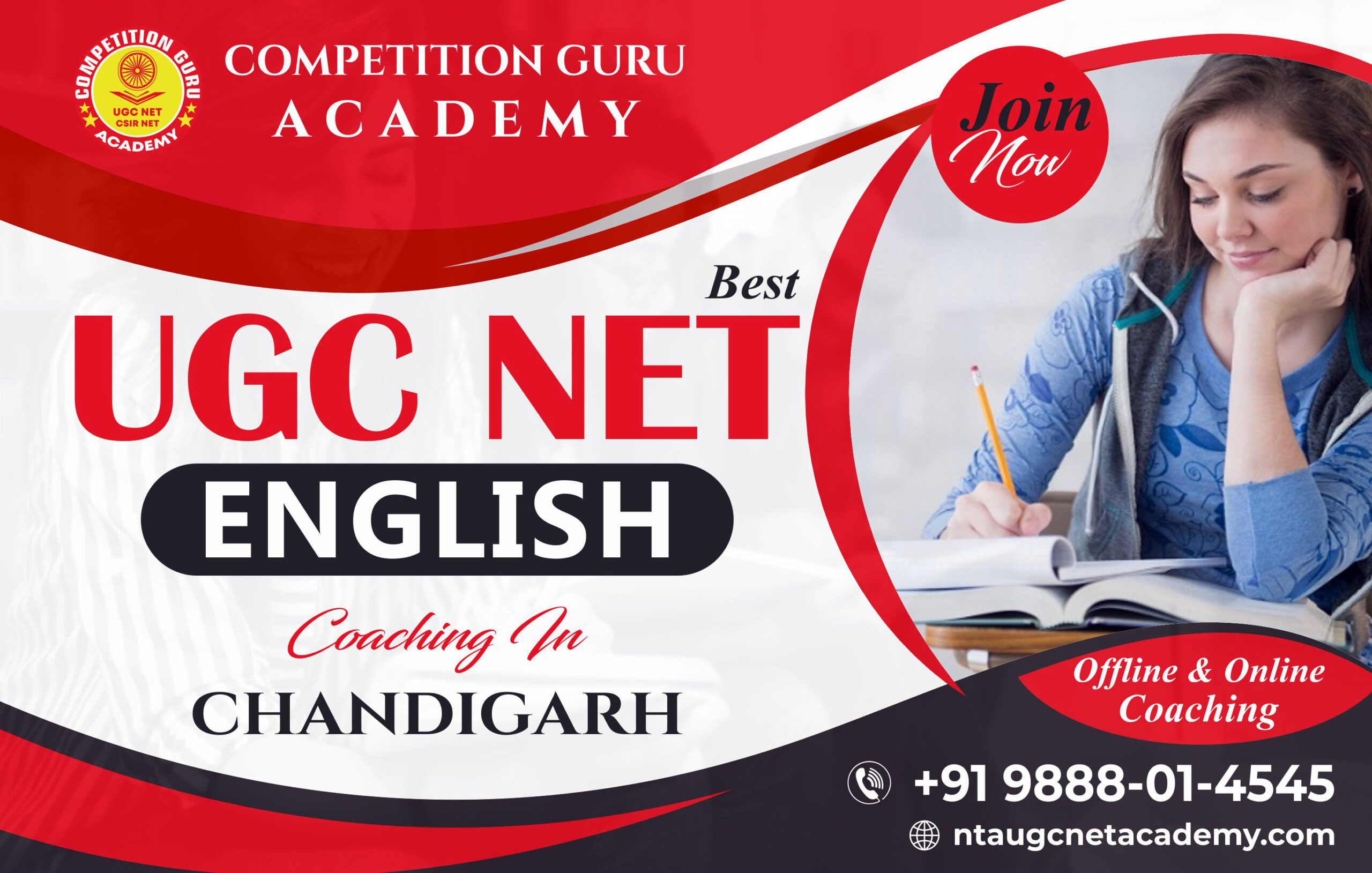 UGC NET English Coaching in Chandigarh | Call @9888014545