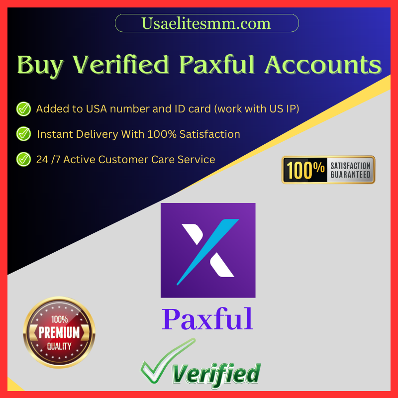 **** Paxful Account - 100% USA, UK Verified Accounts