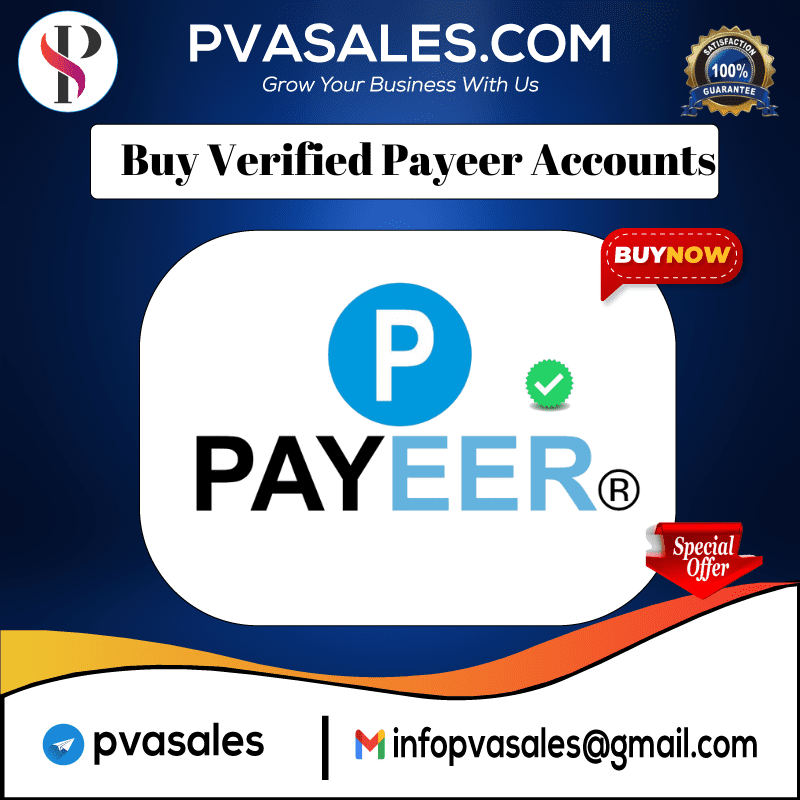 **** Payeer Accounts - 100% Durable & Safe Accounts