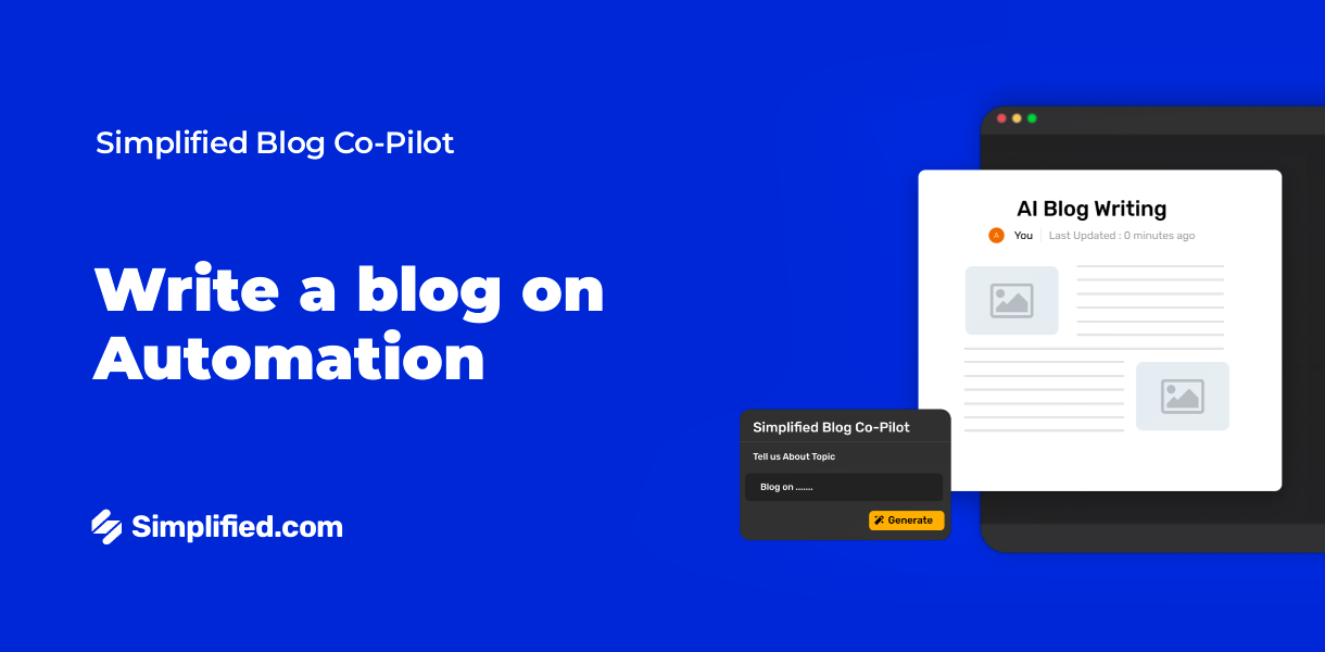 Write Automation Blogs with AI Blog Writer