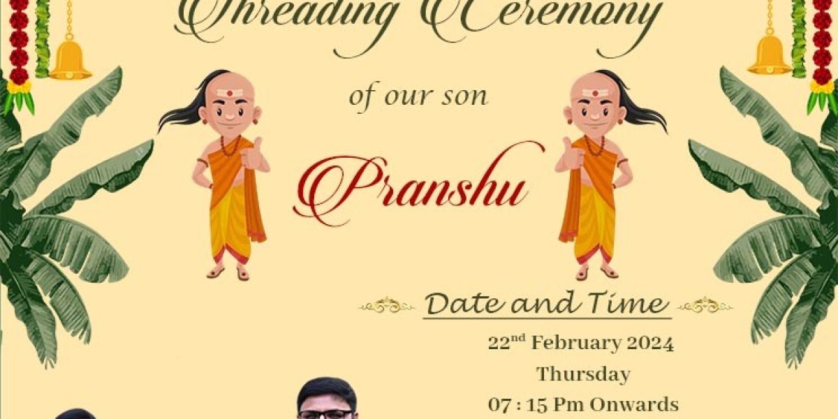 Mundan Ceremony Cards: Inviting Blessings and Joy